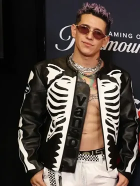 Lenny Tavárez MTV Video Music Awards 2025 Leather Jacket