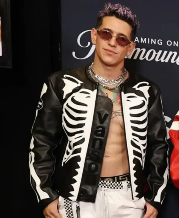 Lenny Tavárez MTV Video Music Awards 2025 Leather Jacket