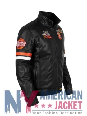 Lightning Black Mcqueen Racer Leather Jacket