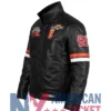 Lightning Mcqueen Leather Racer Black Jacket