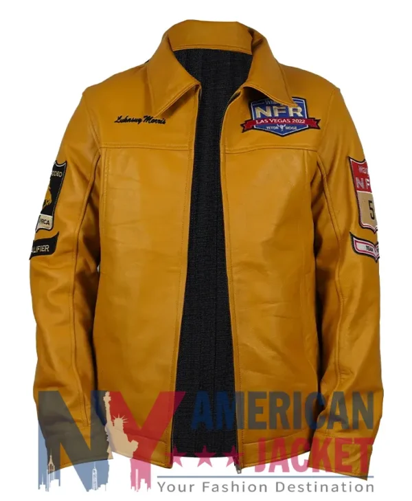 Logan Hay NFR Las Vegas Leather Jacket