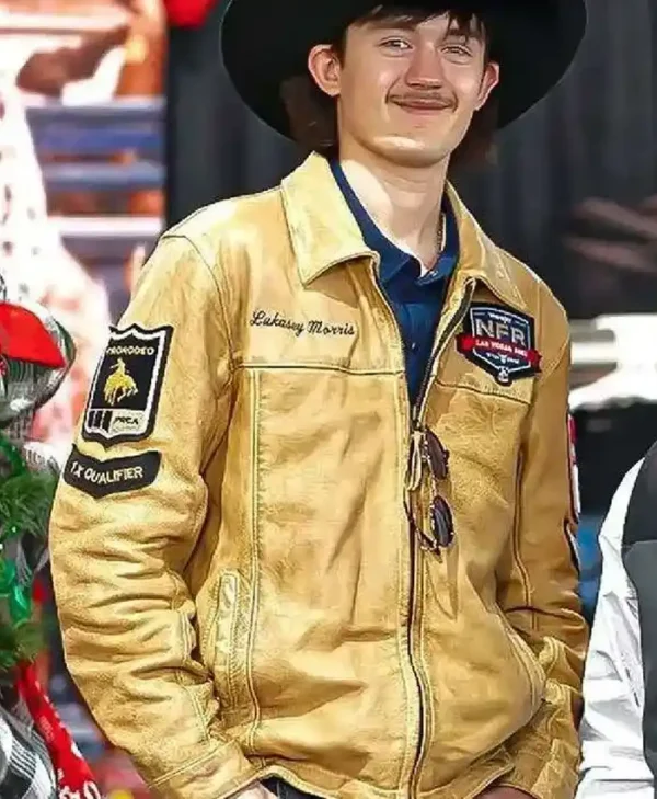 Logan Leather Hay NFR Las Vegas Jacket