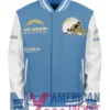 Los Angeles Chargers Mashup Varsity Blue And White Jacket