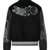 Louis Vuitton NBA Black Varsity Jacket