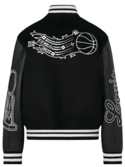 Louis Vuitton NBA Black Varsity Jacket