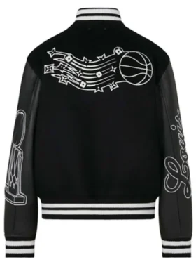 Louis Vuitton NBA Black Varsity Jacket
