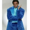 Ludovico P. Luche Blue Fur Suit
