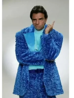 Ludovico P. Luche Blue Fur Suit