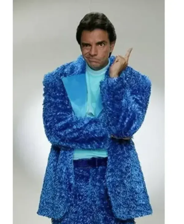 Ludovico P. Luche Blue Fur Suit