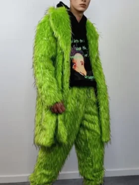 Ludoviquito P. Luche Fur Green Coat