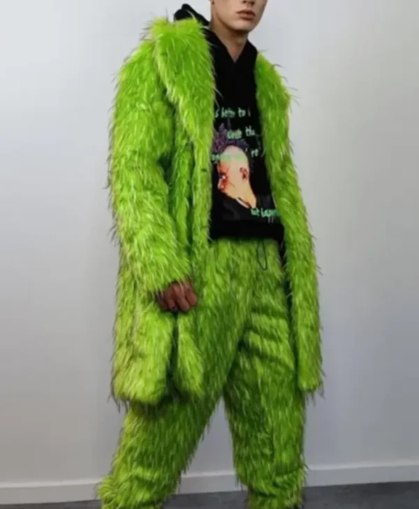 Ludoviquito P. Luche Fur Green Coat