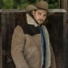 Luke Grimes Yellowstone S05 Leather Suede Jacket