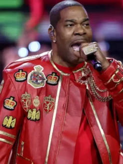 MTV Video Music Awards 2025 Busta Rhymes Leather Jacket