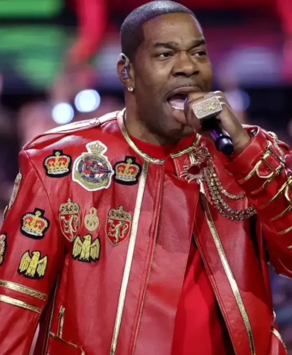 MTV Video Music Awards 2025 Busta Rhymes Leather Jacket
