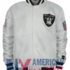 Mark Davis Las Vegas Raiders White Jacket