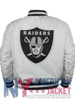 Mark Davis Las Vegas White Raiders Jacket