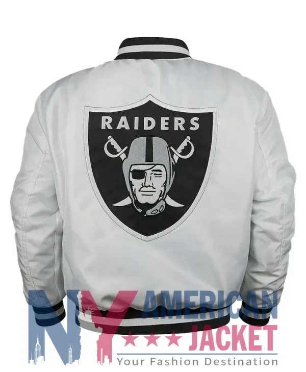 Mark Davis Las Vegas White Raiders Jacket