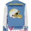 Mashup Los Angeles Chargers Varsity Blue And White Jacket
