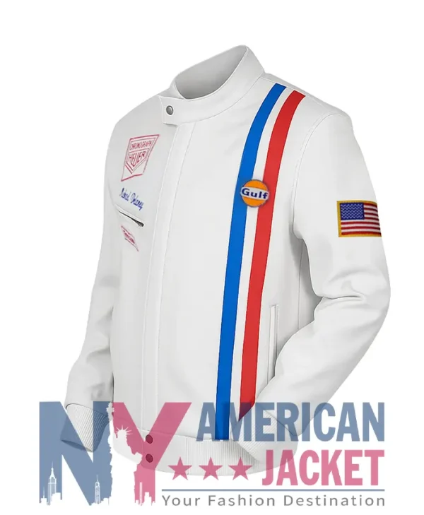 McQueen Leather Steve Grand Prix Jacket