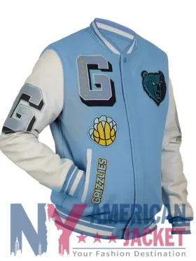 Memphis Grizzlies Blue And Varsity White Jacket