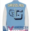 Memphis Grizzlies Blue And White Varsity Jacket