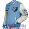 Memphis Varsity Grizzlies Blue And White Jacket