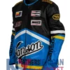 Motorcycle Vanson Blue Leather Jacket