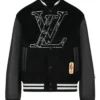 NBA Louis Vuitton Black Varsity Jacket