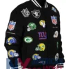 NFL All Teams Black Bomber Jacket