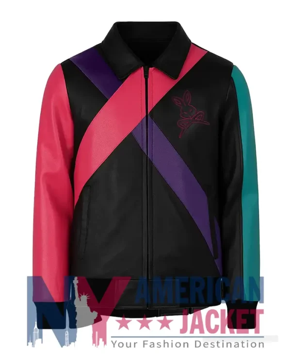 Neo Rebel Bunny Bomber Leather Jacket