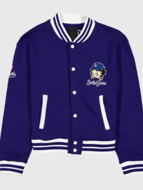 New Era x Bella Dona x Betty Boop Dodgers Varsity Jacket