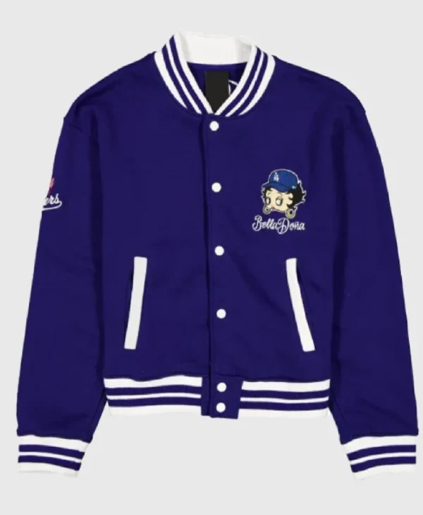 New Era x Bella Dona x Betty Boop Dodgers Varsity Jacket