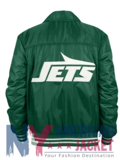 New York Jets Silver-Tab Trucker Varsity Jacket