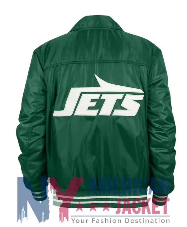 New York Jets Silver-Tab Trucker Varsity Jacket