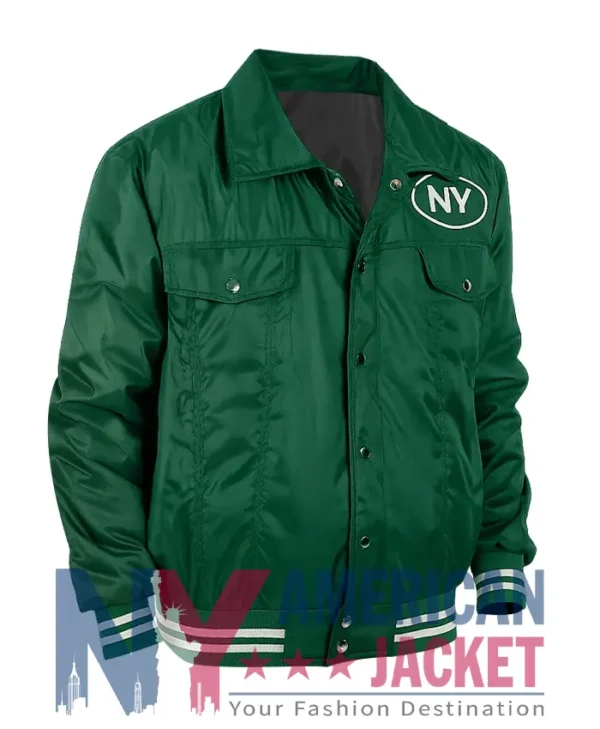 New York Jets Silver-Tab Varsity Trucker Jacket