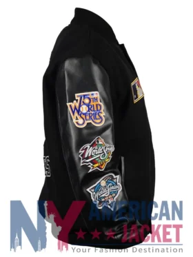 New York Yankees Varsity Black Letterman Jacket