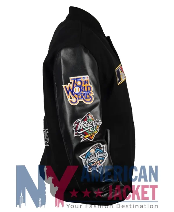 New York Yankees Varsity Black Letterman Jacket