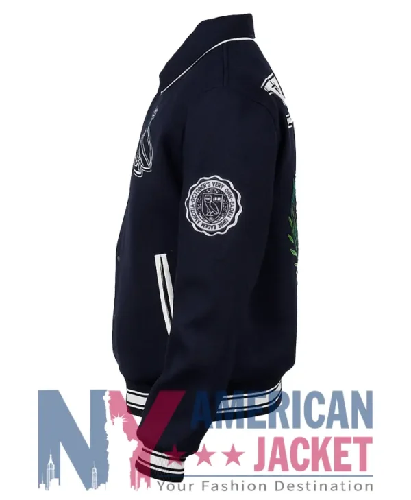 OVO Yale University Blue Varsity Jacket