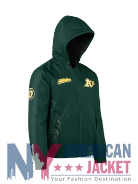 Oakland Athletics Historic Bomber L-2B Hooded Jacket