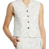 Only Murders In The Building Selena Gomez Pinstripe Vest