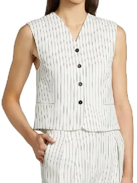 Only Murders In The Building Selena Gomez Pinstripe Vest