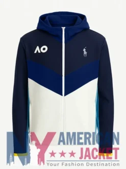 Open Australian Full-Zipper Hooded Jacket