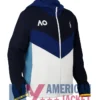Open Hooded Australian Full-Zipper Jacket