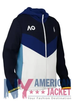 Open Hooded Australian Full-Zipper Jacket
