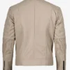 Order Cafe Racer Beige Real Leather Unisex Jacket