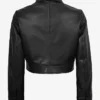 Order Freddie Harrington Cropped Black Leather Unisex Jacket