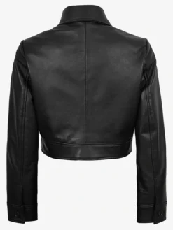 Order Freddie Harrington Cropped Black Leather Unisex Jacket
