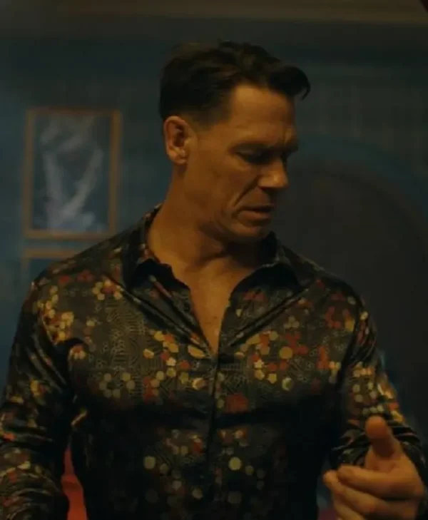 Peacemaker S02 Green John Cena Floral Shirt