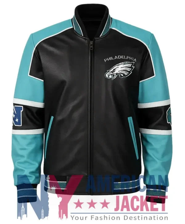 Philadelphia Bomber Leather Eagles Jacket