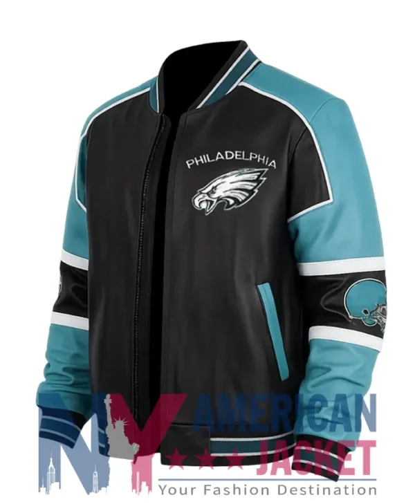 Philadelphia Eagles Bomber Leather Jacket